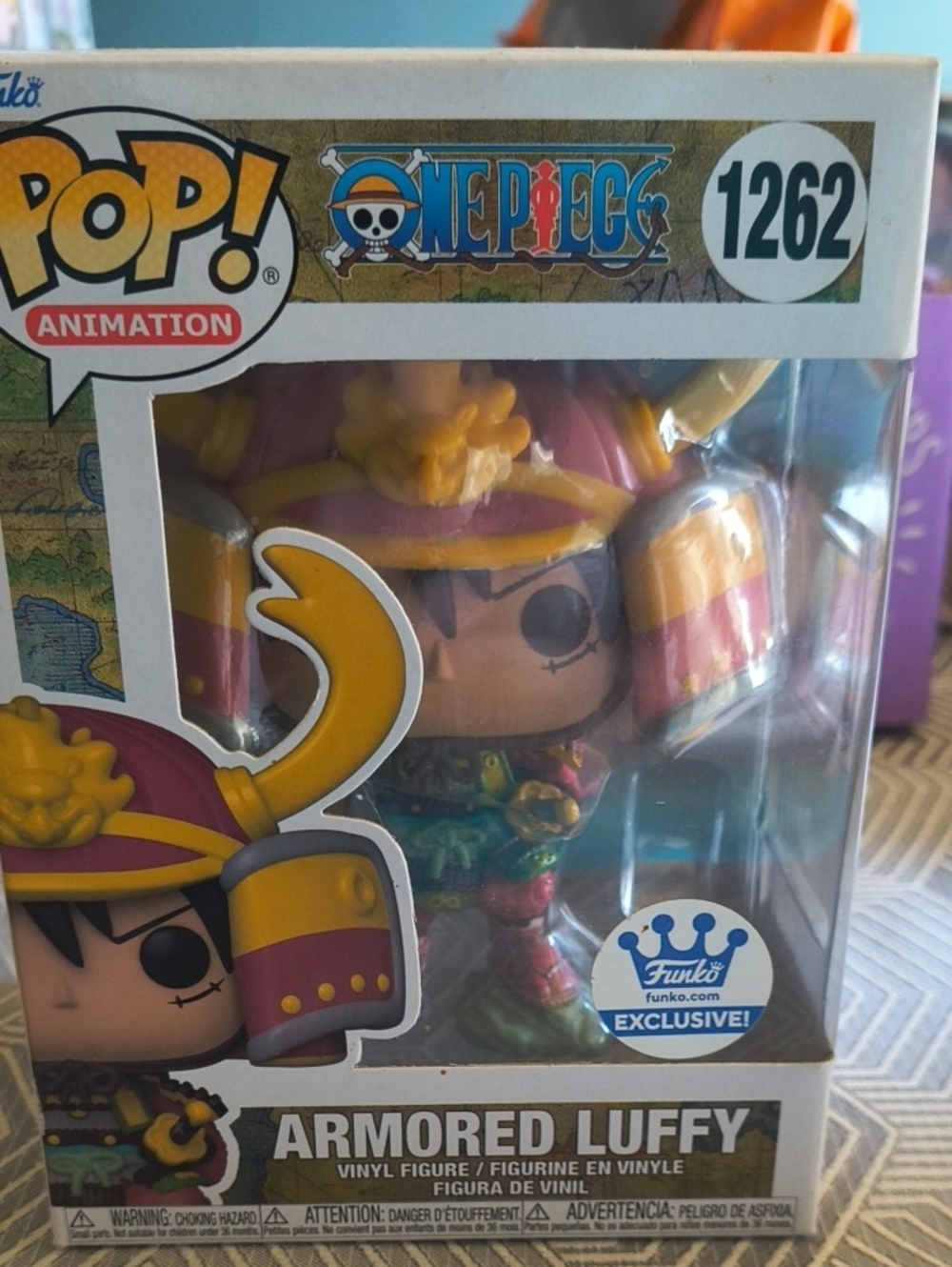 Funko Armored Luffy Vinyl Figure - Purple, Gold, Green
